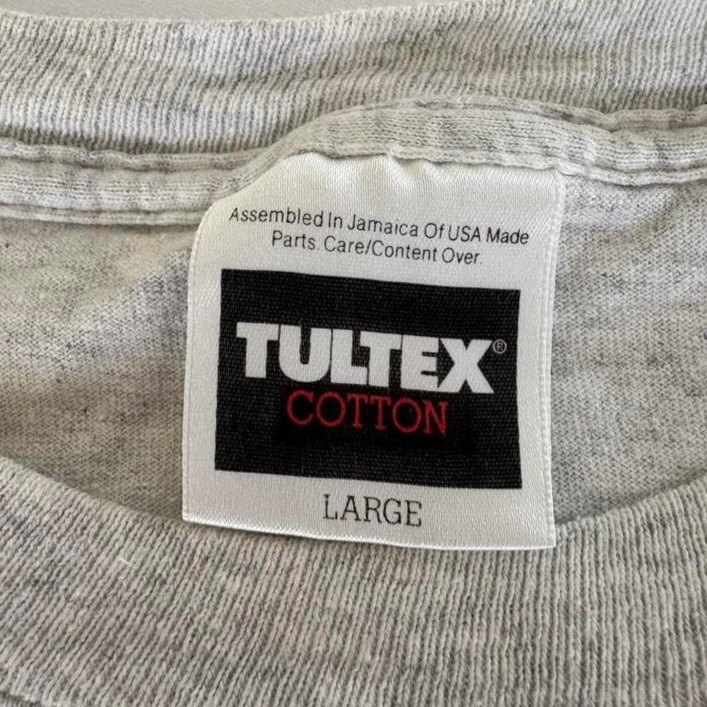 Tultex Vintage 1993 Looney Tunes UNC Tar Heels grey cotton basketball tee - Picture 3 of 8